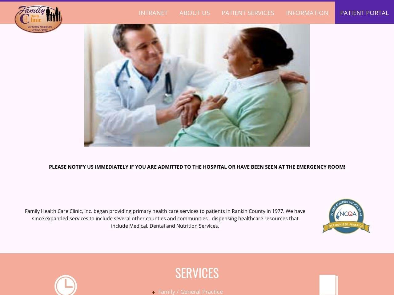 Family Health Care Clinic screenshot
