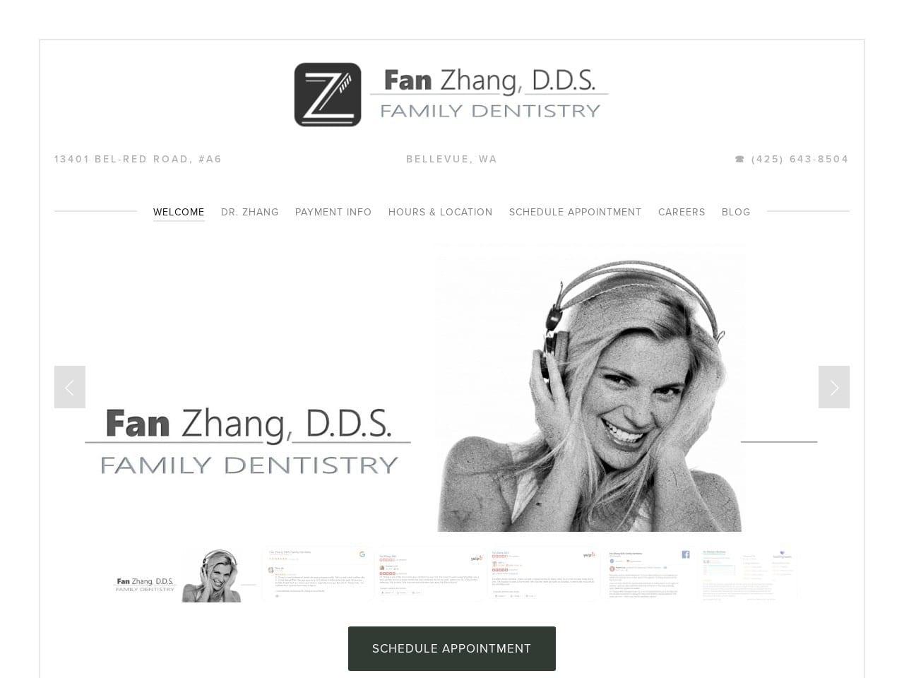 Fan Zhang Dds Family Dentist screenshot