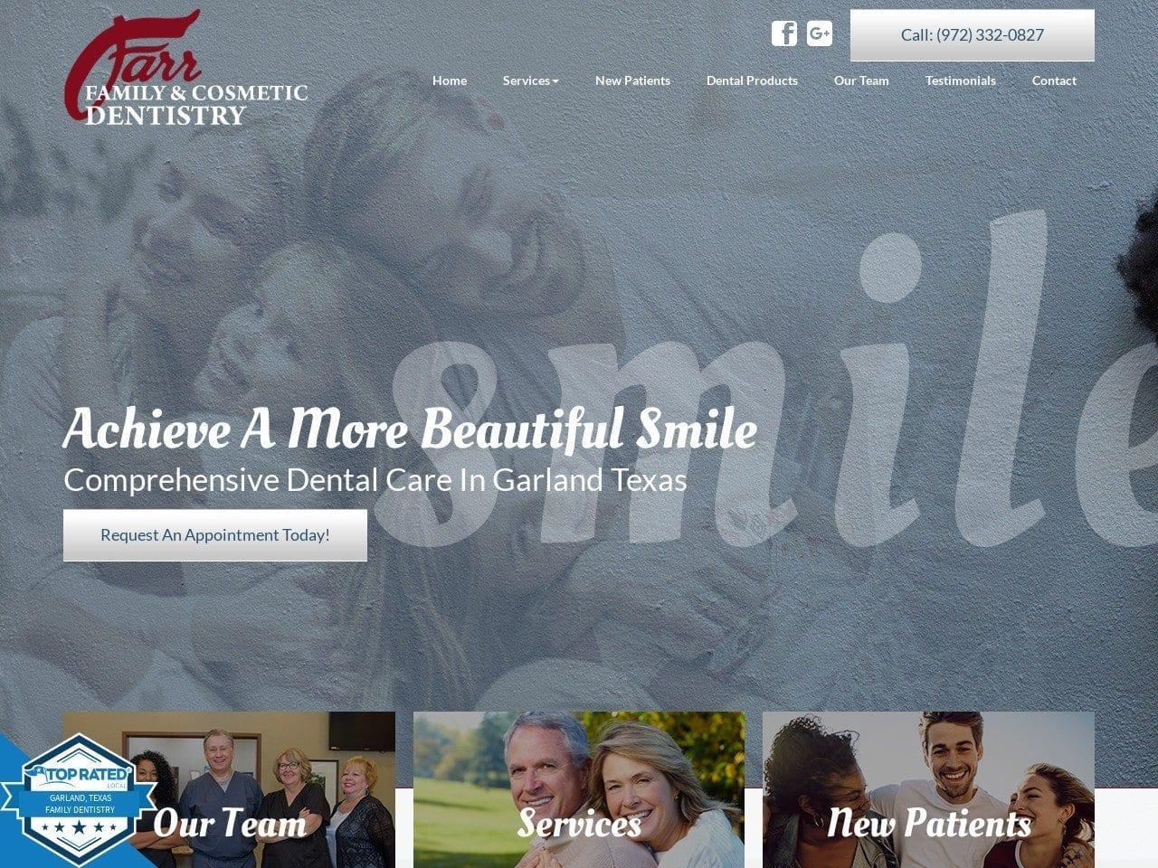 Farr Family Dentist screenshot