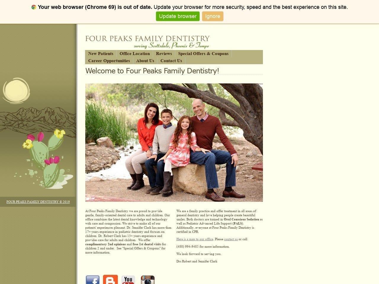 Four Peaks Family Dentistry screenshot
