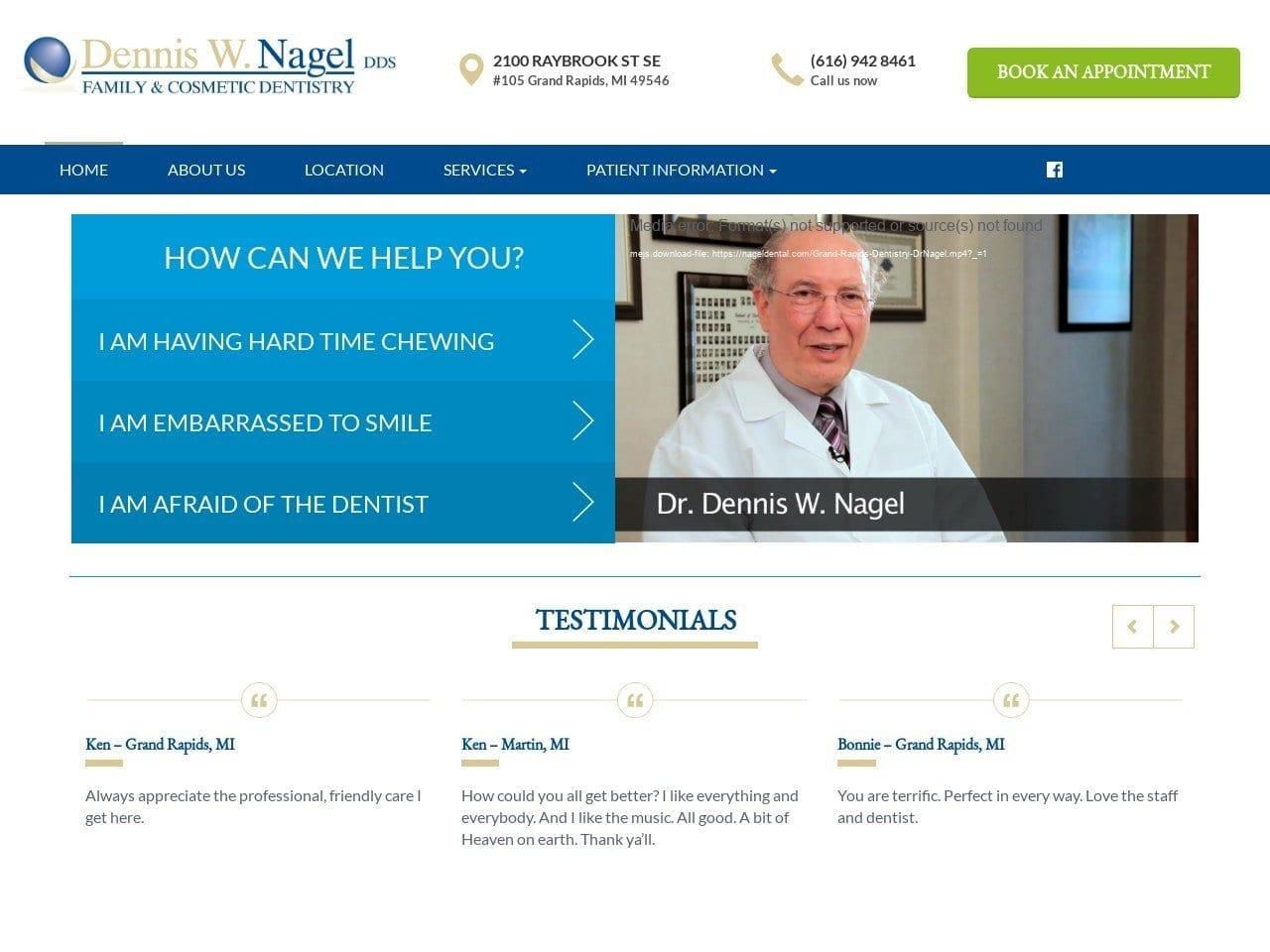 Dennis W Nagel DDS screenshot