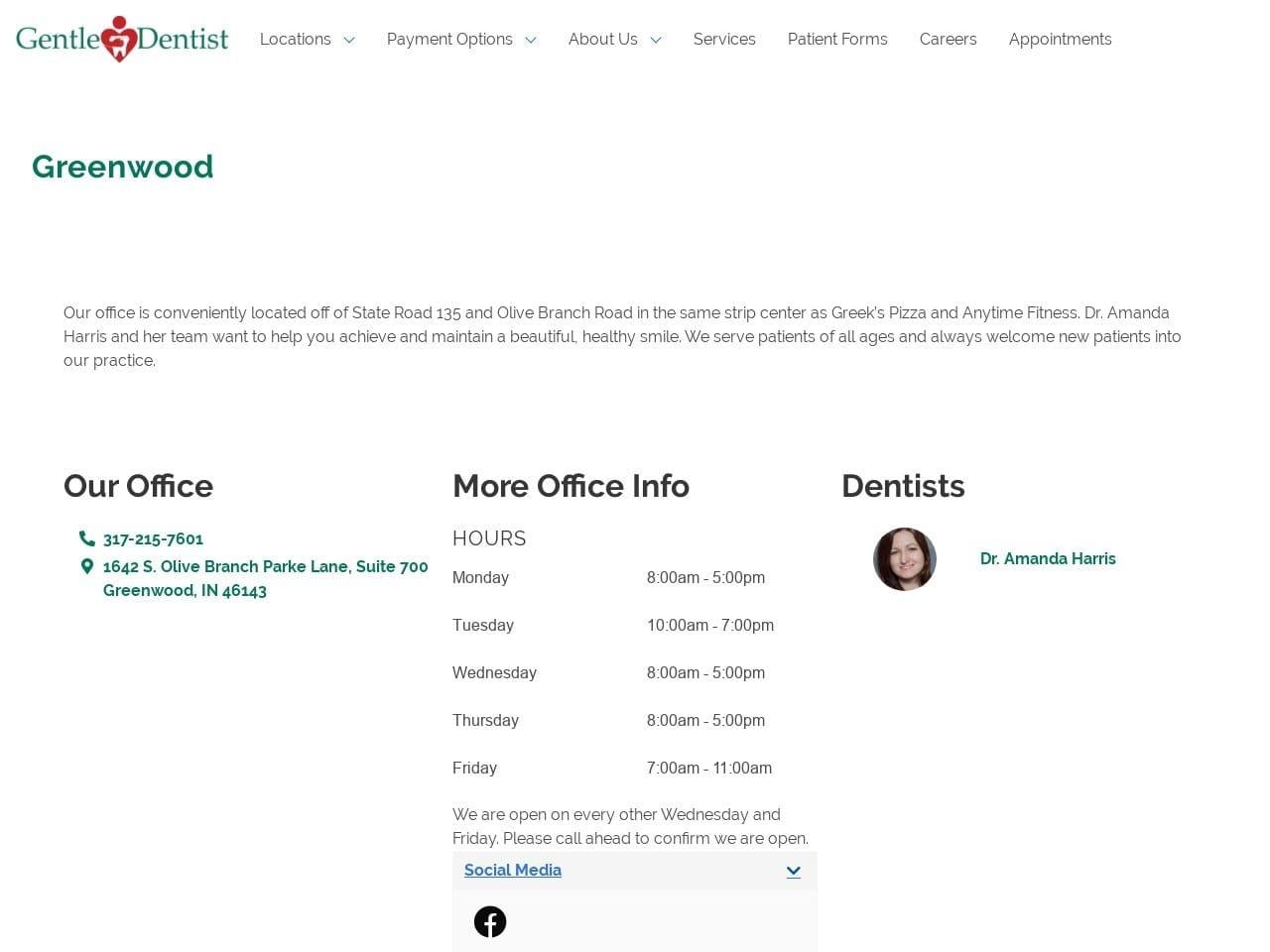 Gentle Dentist Greenwood screenshot