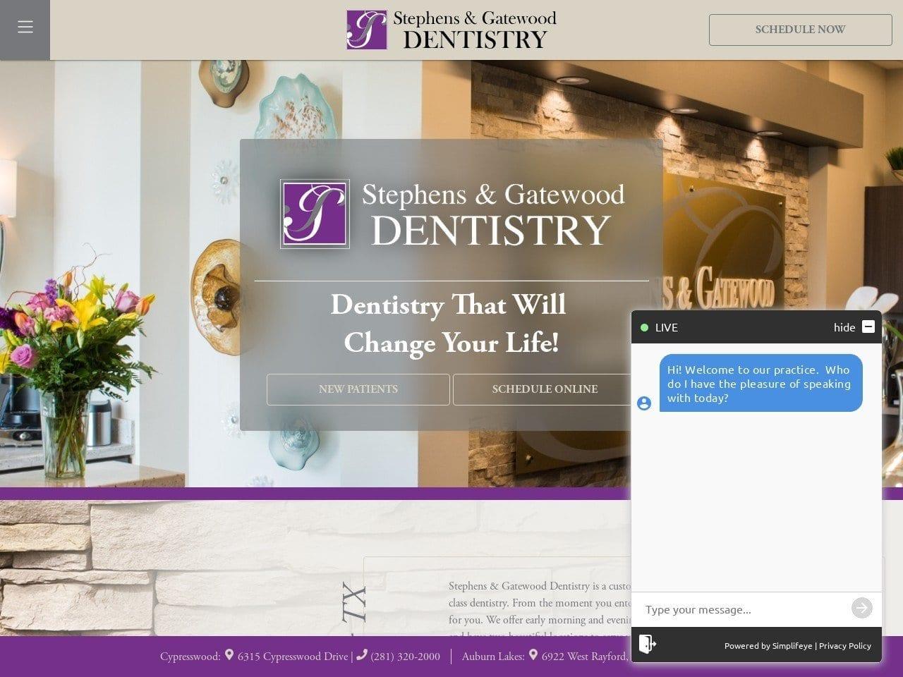 Stephens & Gatewood Dentist screenshot
