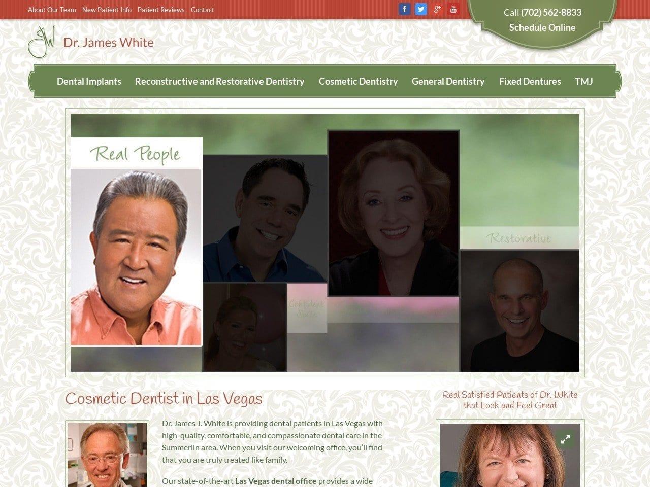 James J. White DDS FAGD screenshot