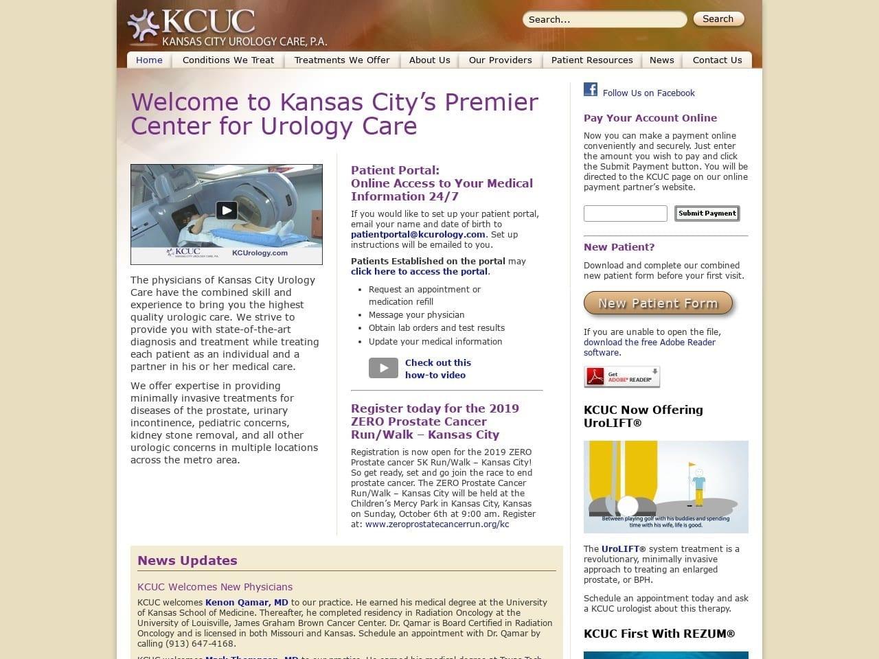 Kansas City Urology Care screenshot