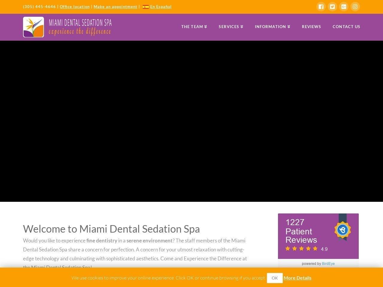 Miami Dental Sedation Spa screenshot