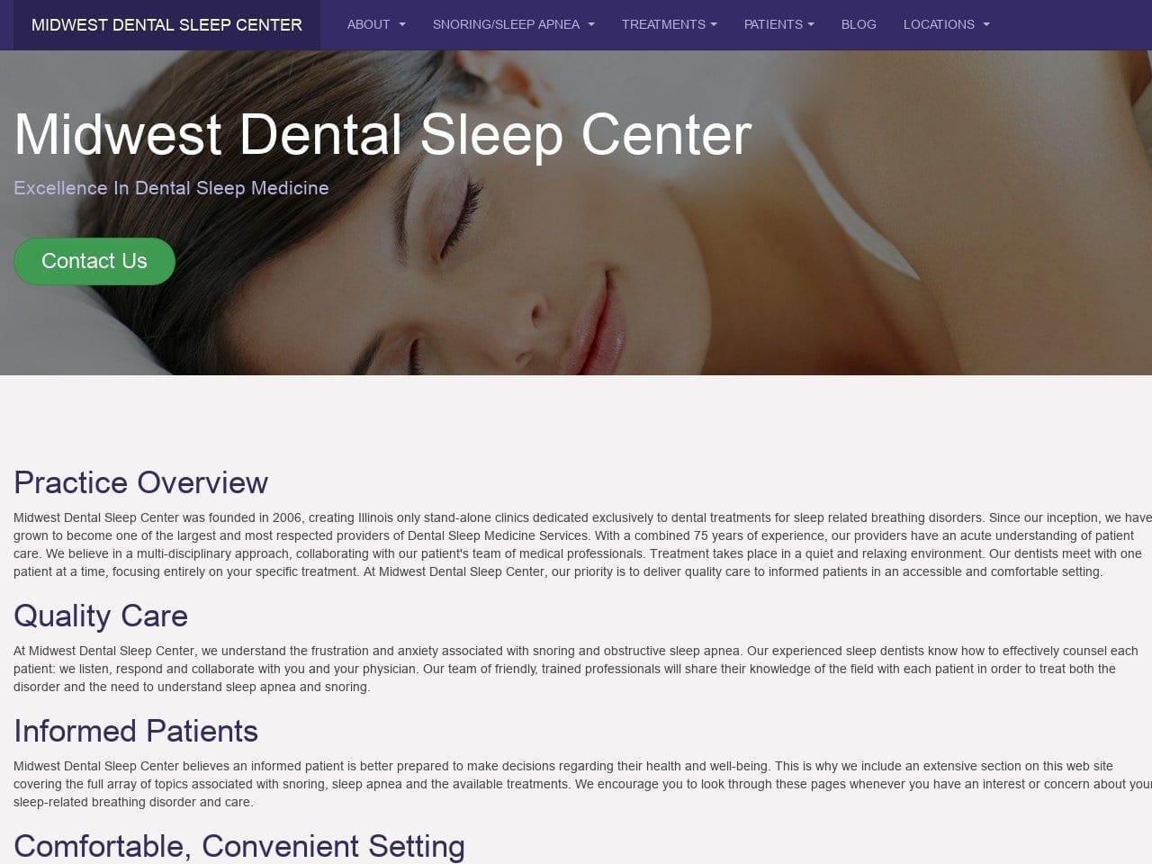 Midwest Dental Sleep Center screenshot