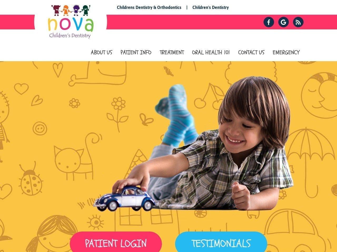 Nova Childrenc B B S Dentistry Of South Riding screenshot