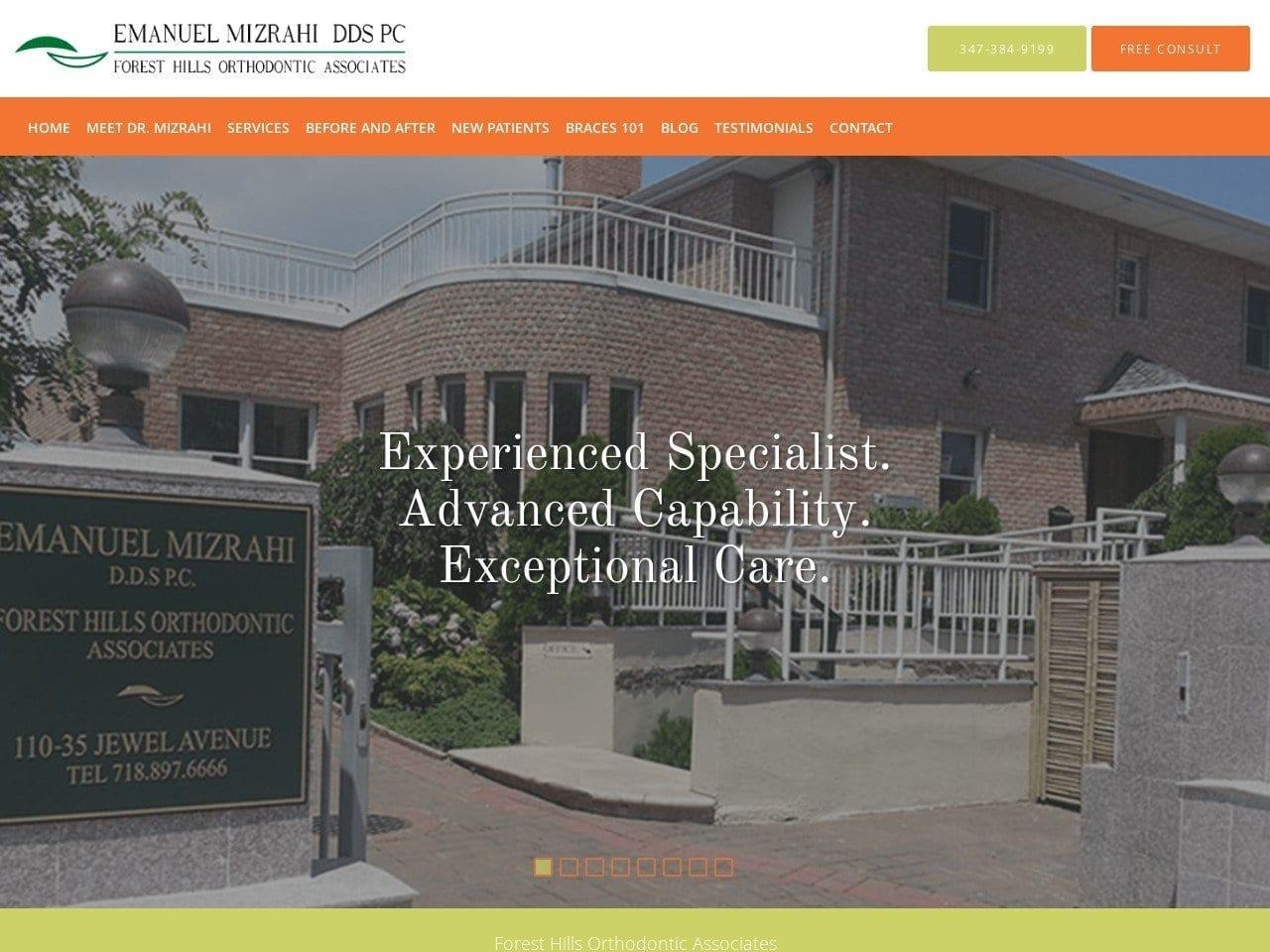 Forest Hills Orthodontic Associates screenshot