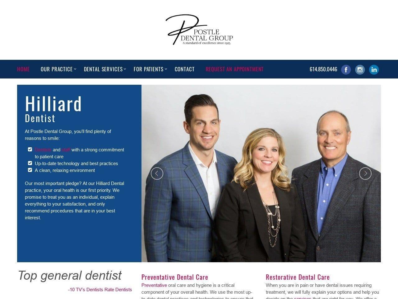 Postle Dental Group screenshot