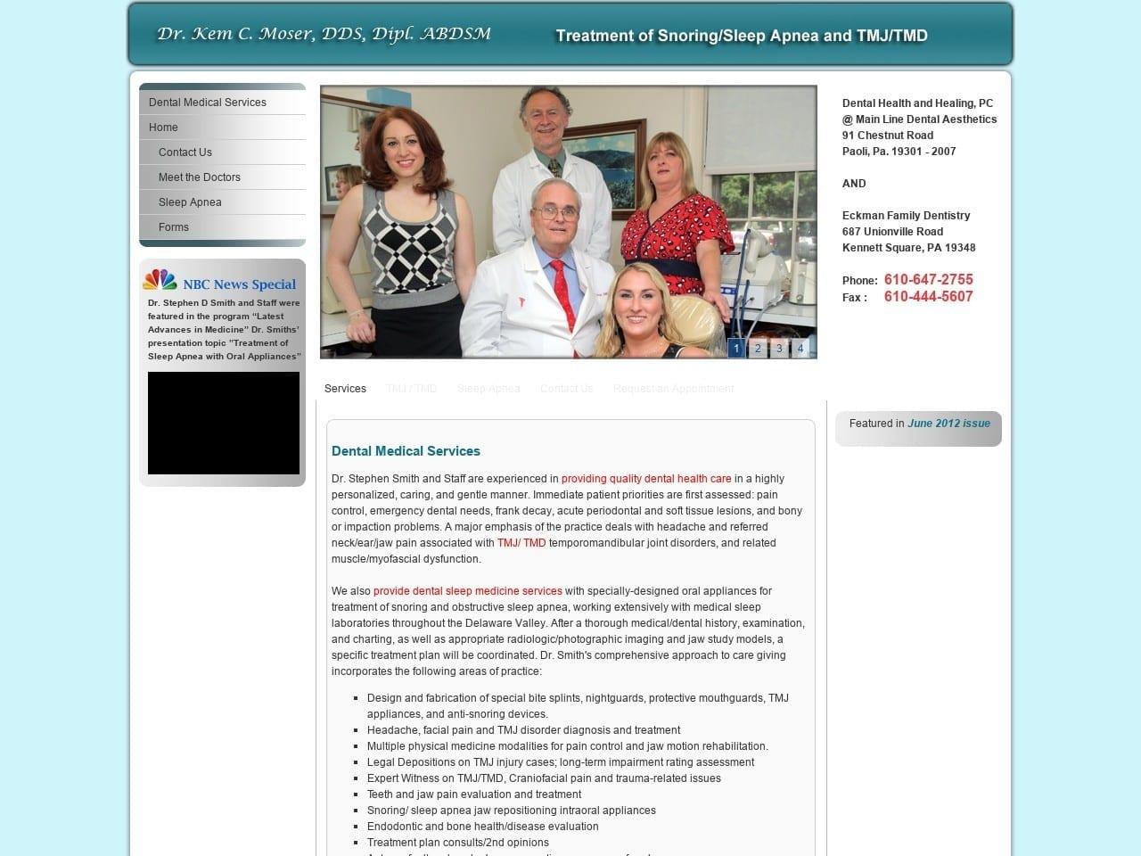 Smith Stephen D DDS screenshot