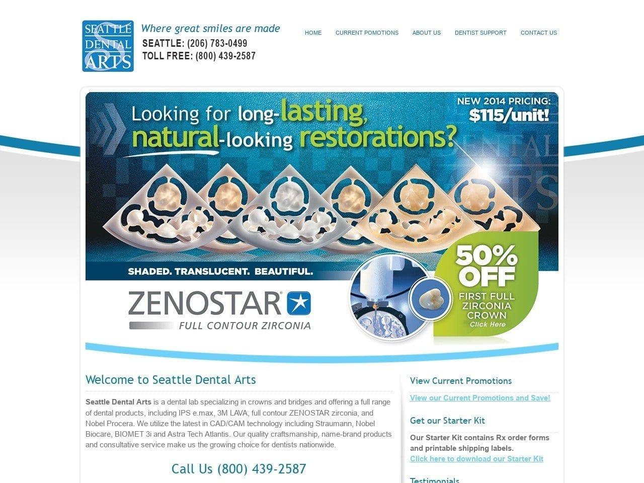 Seattle Dental Arts screenshot