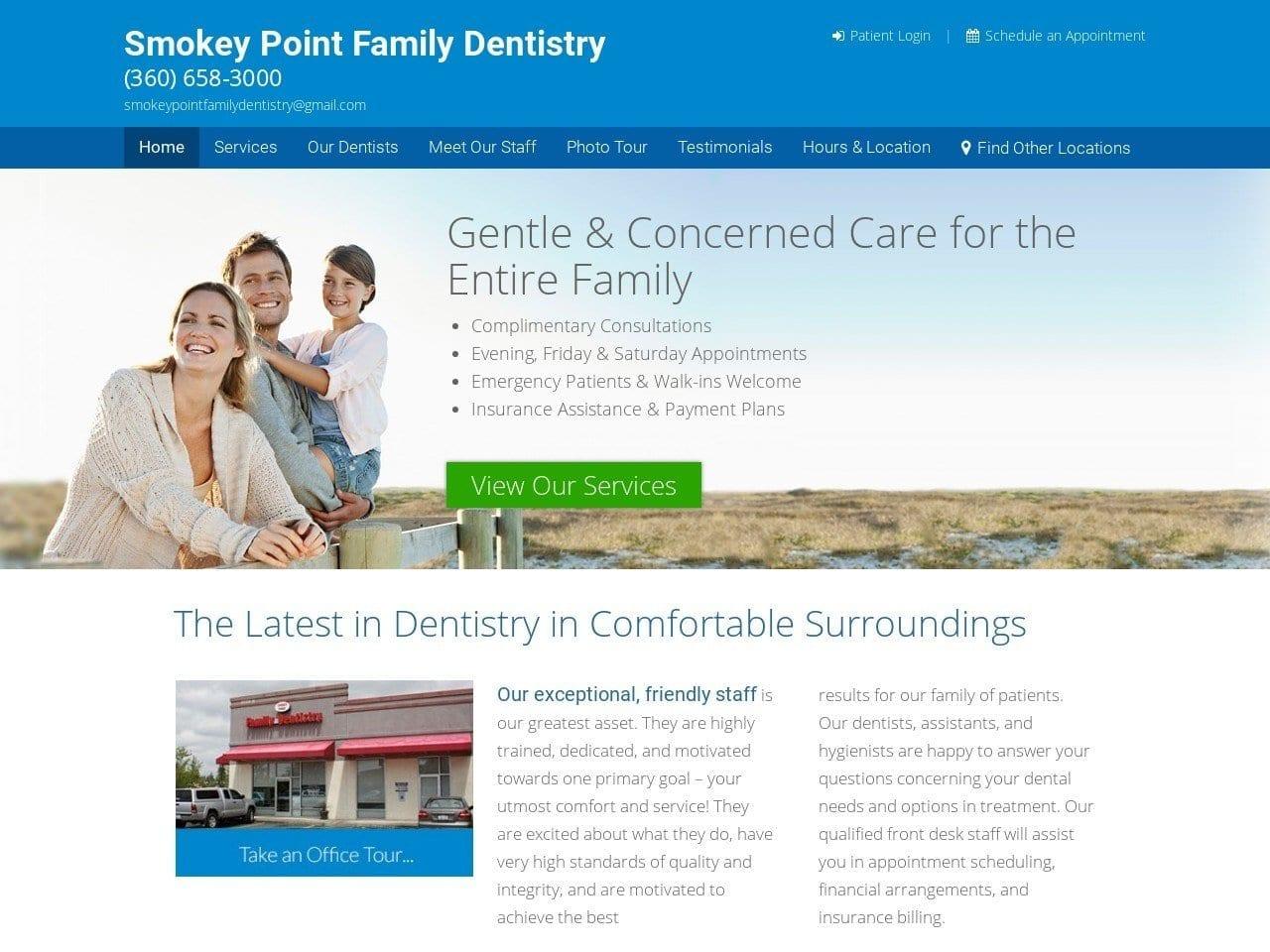 Smokey Point Family Dentistry screenshot
