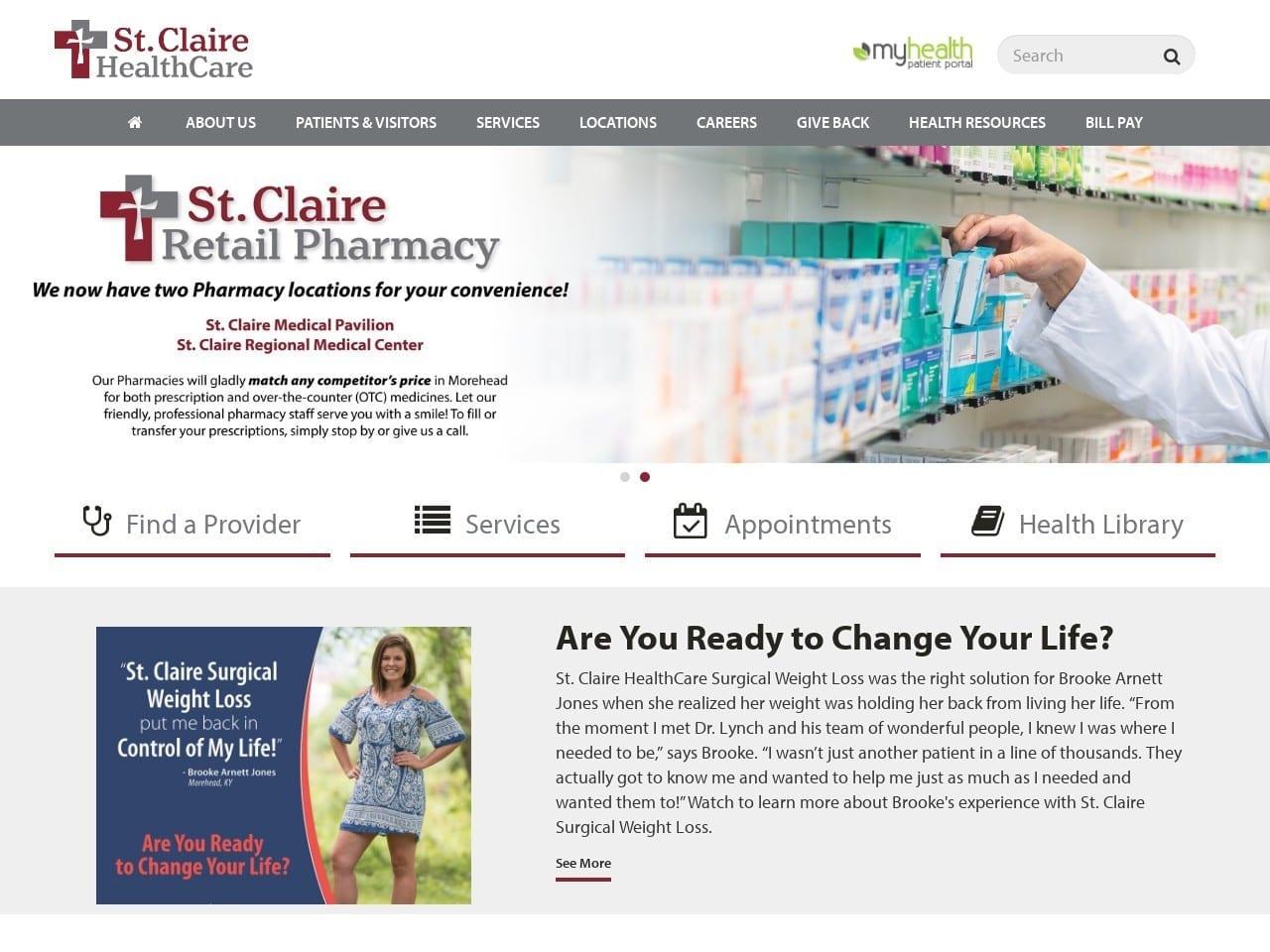 St Claire Regional Family Medicine screenshot