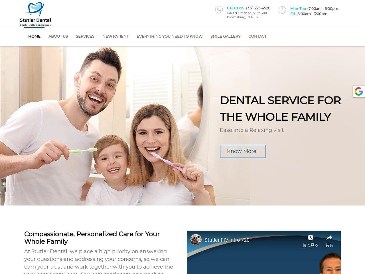 Stutler Dental screenshot
