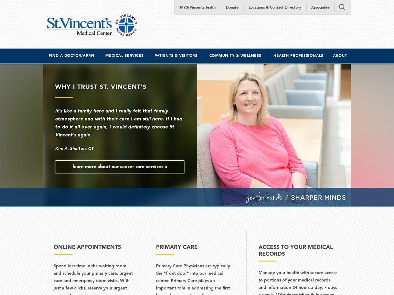Saint Vincents Family Health Center screenshot