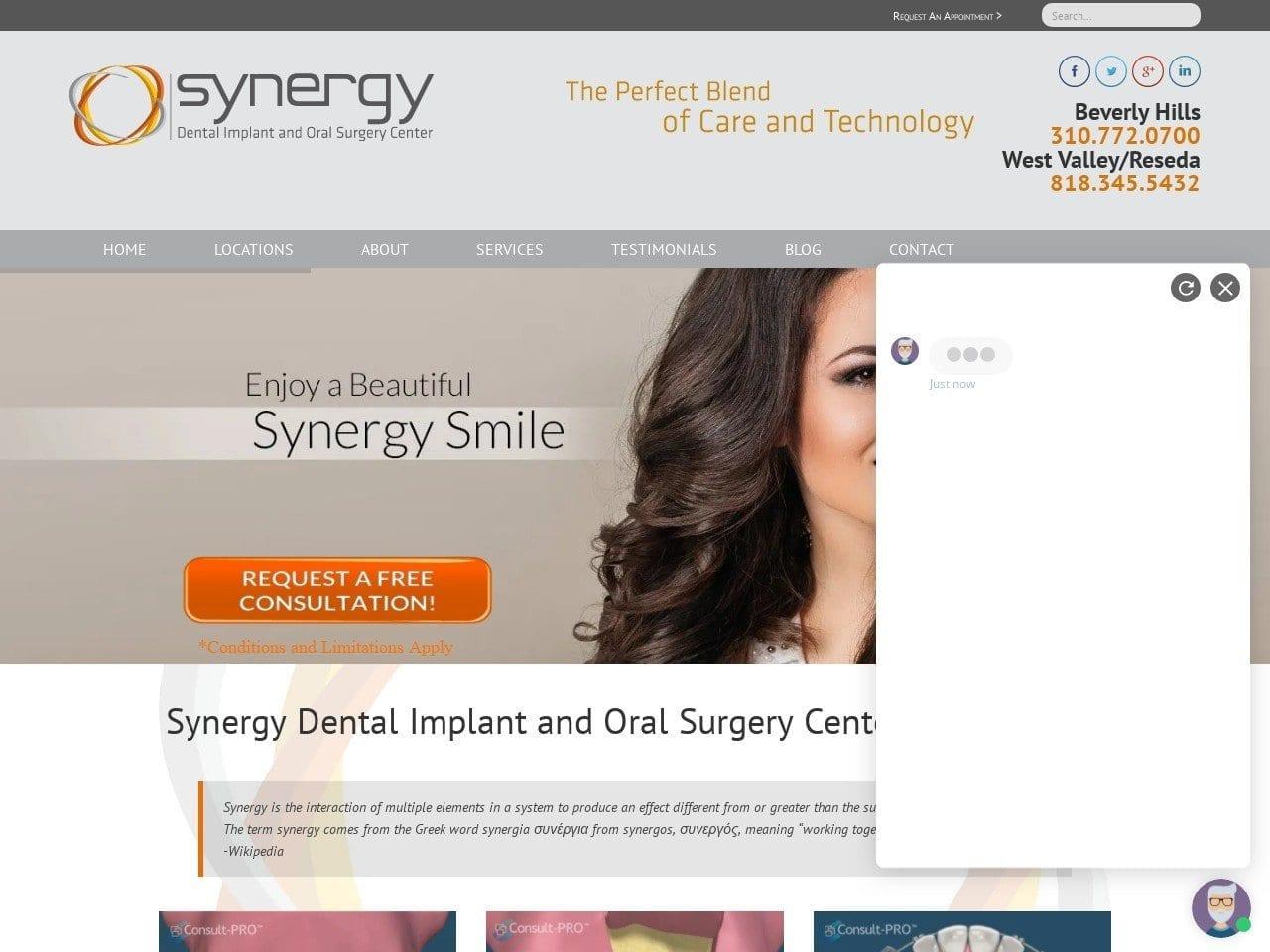 Synergy Dental Implant & Oral Surgery Center V. screenshot