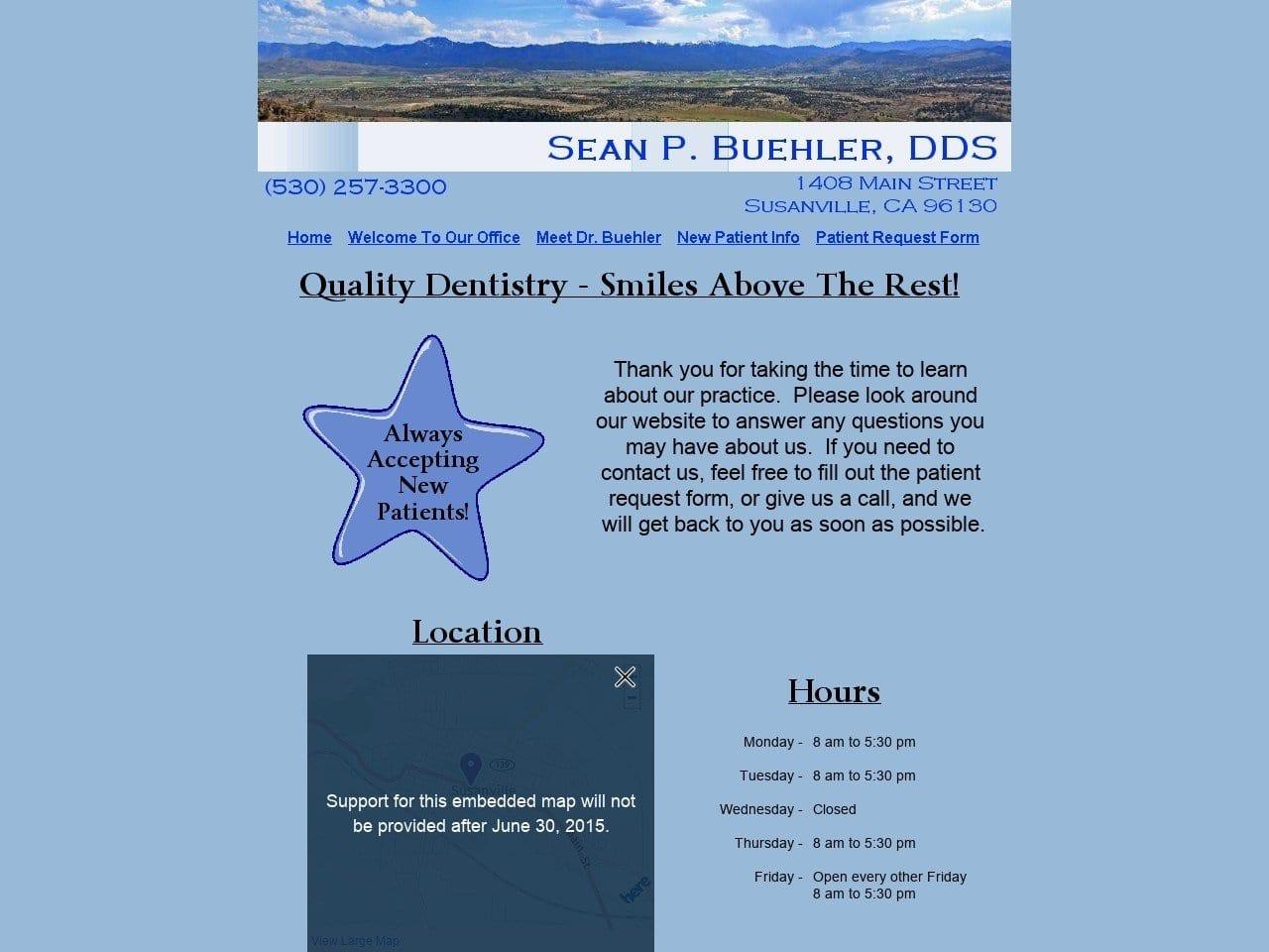 Sean P. Buehler DDS screenshot