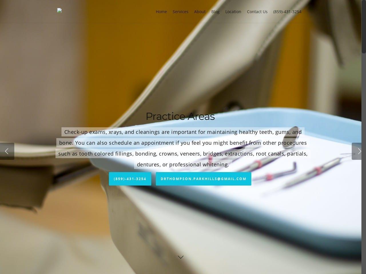 Paul A. Thompson DDS screenshot