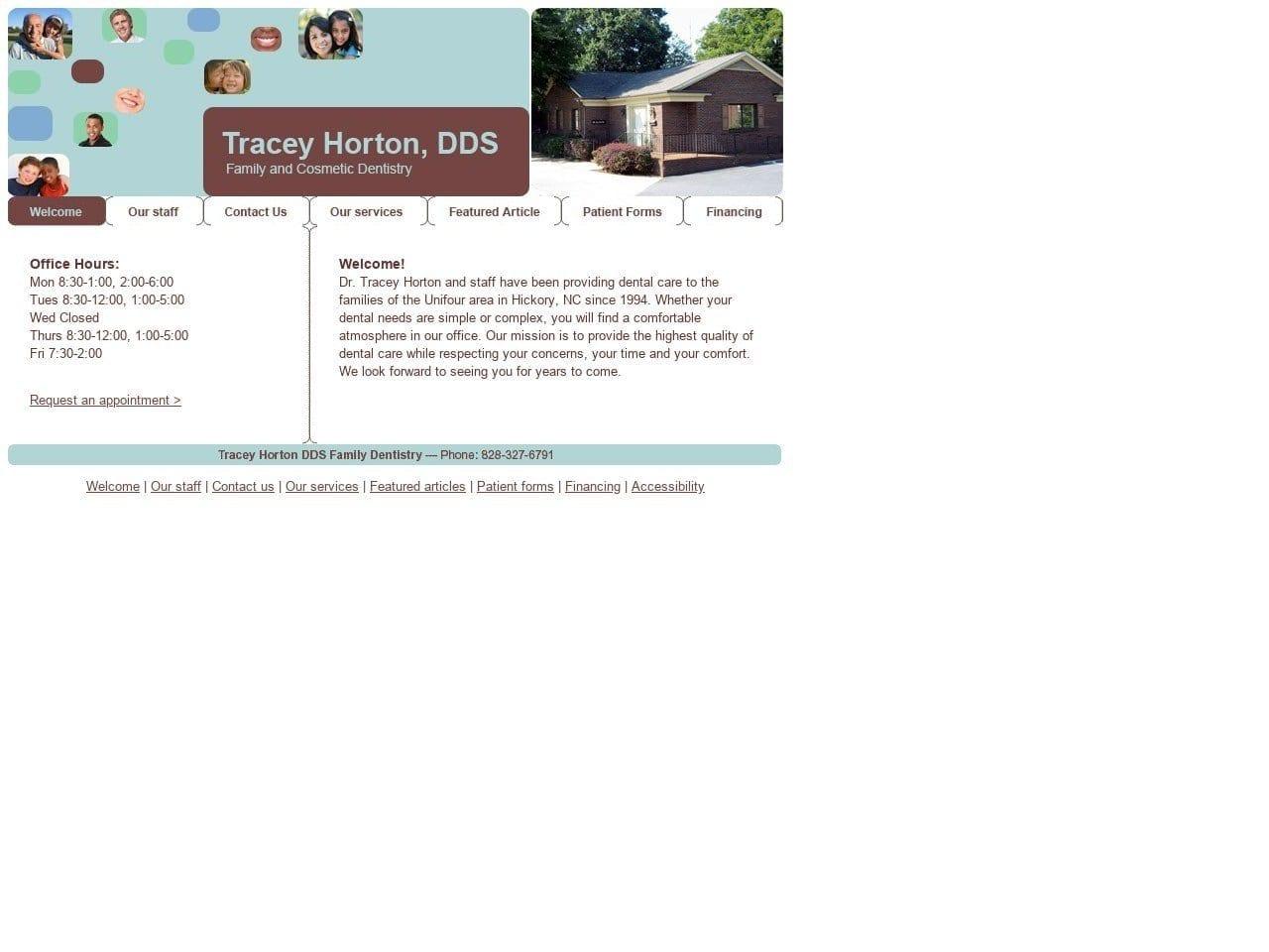 Tracey Horton DDS screenshot