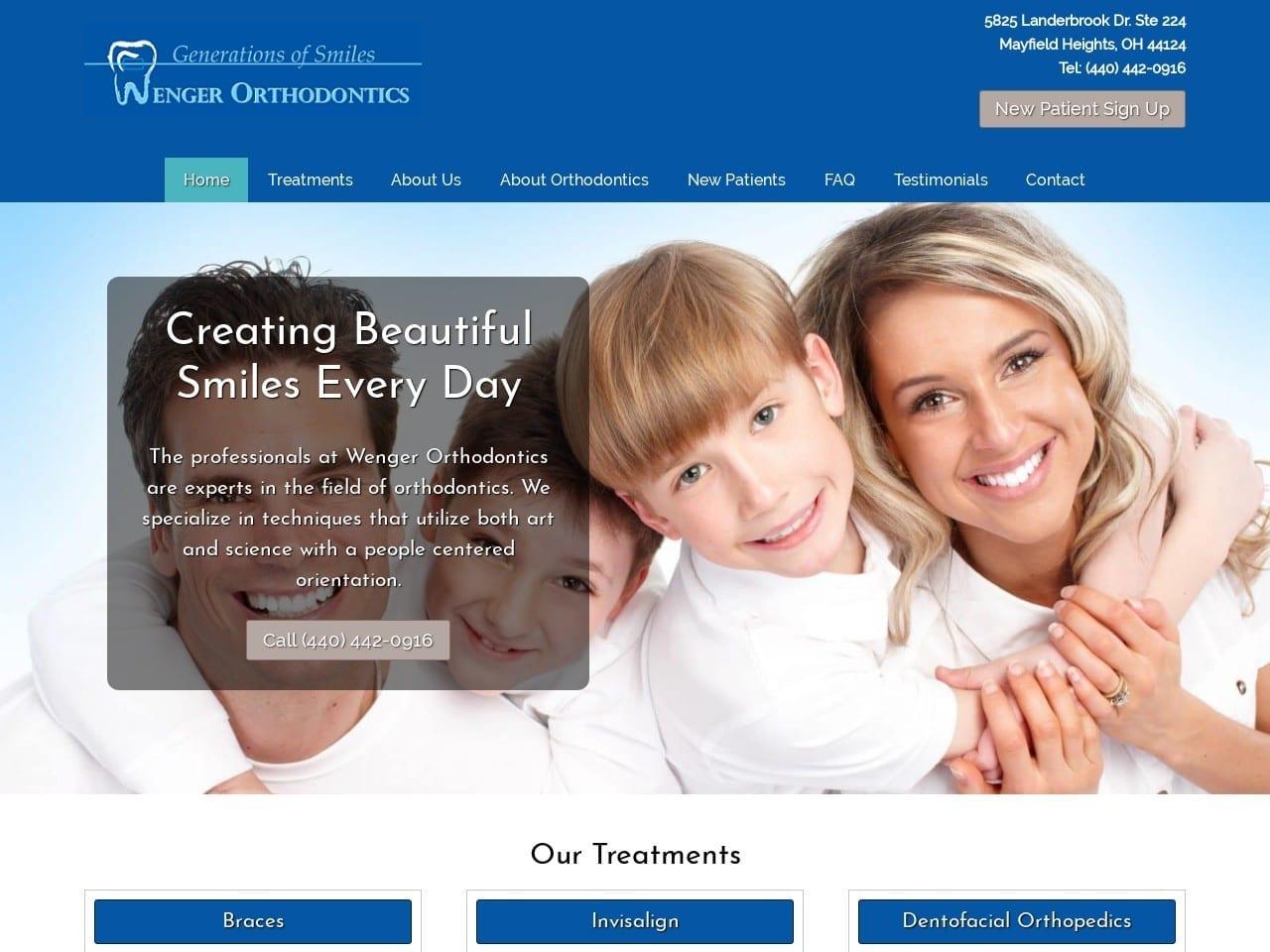 Wenger Orthodontics screenshot