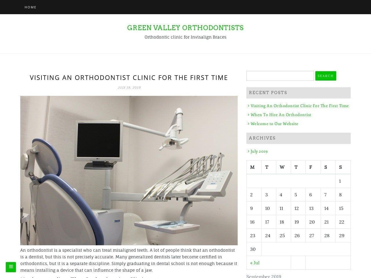 Green Valley Orthodontics Rick Neilson DDS screenshot