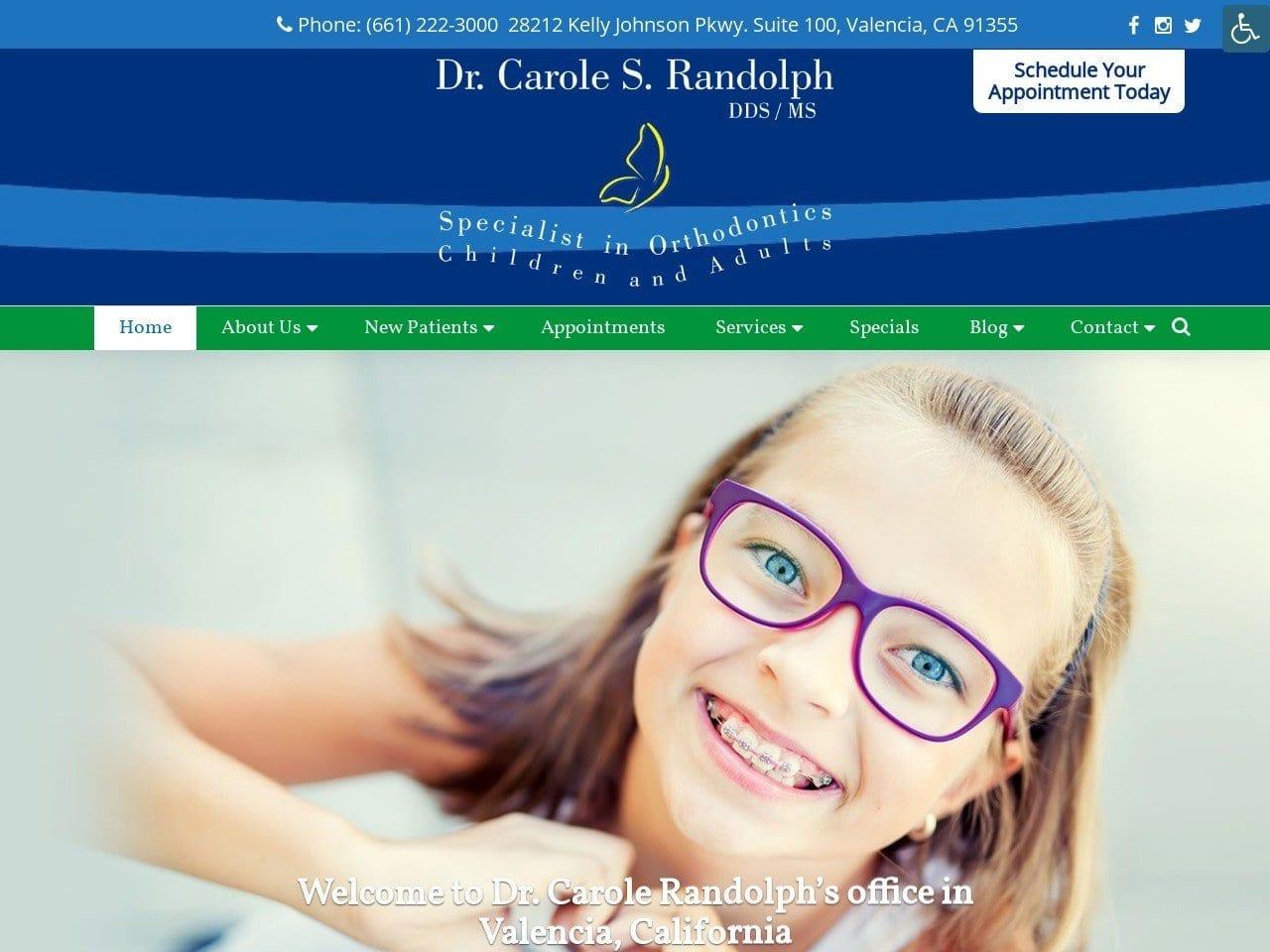 Randolph Carole S DDS screenshot