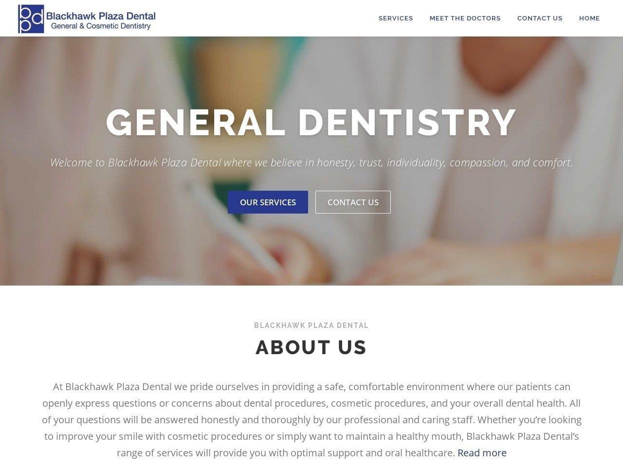 Blackhawk Plaza Dental screenshot
