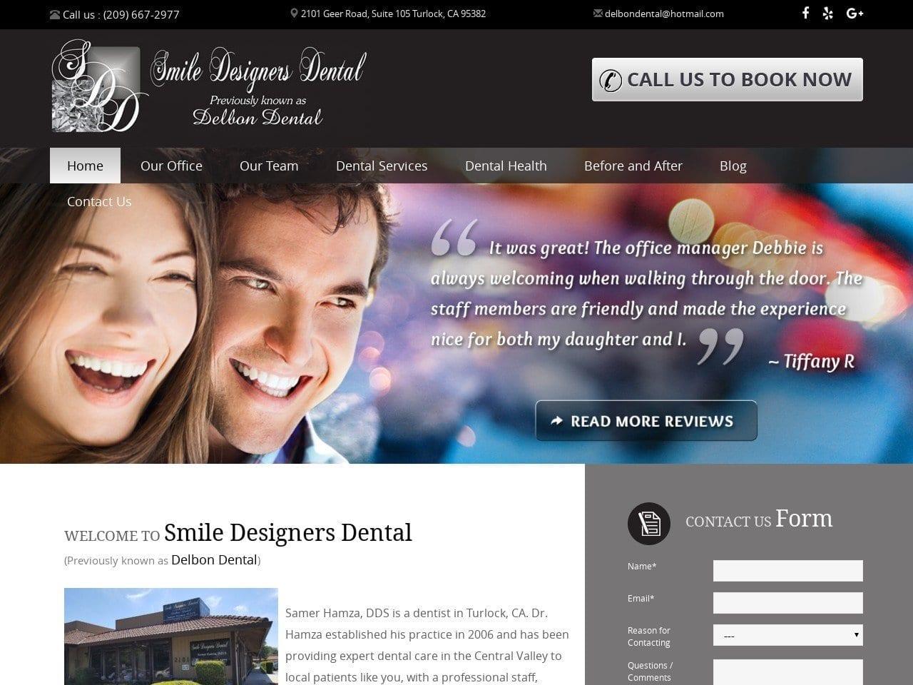 Delbon Dental screenshot