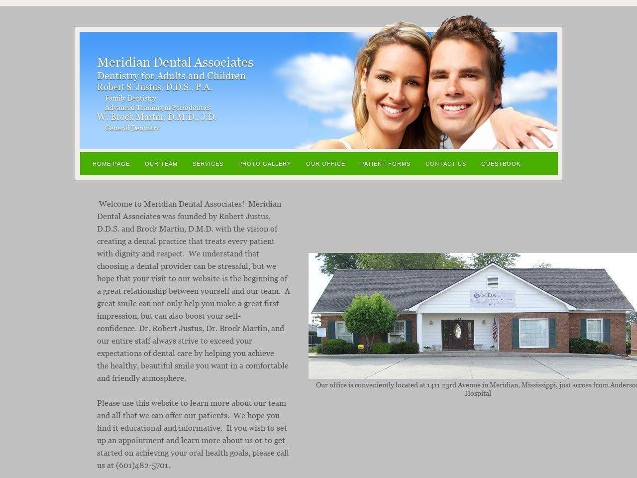 Meridian Dental Associates screenshot