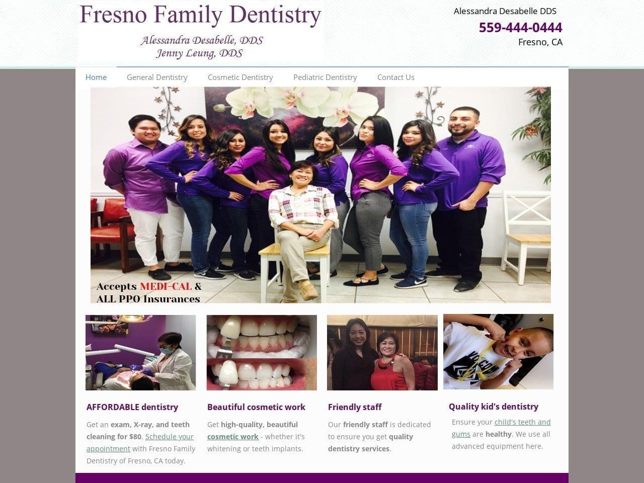 Fresno Family Dentistry screenshot