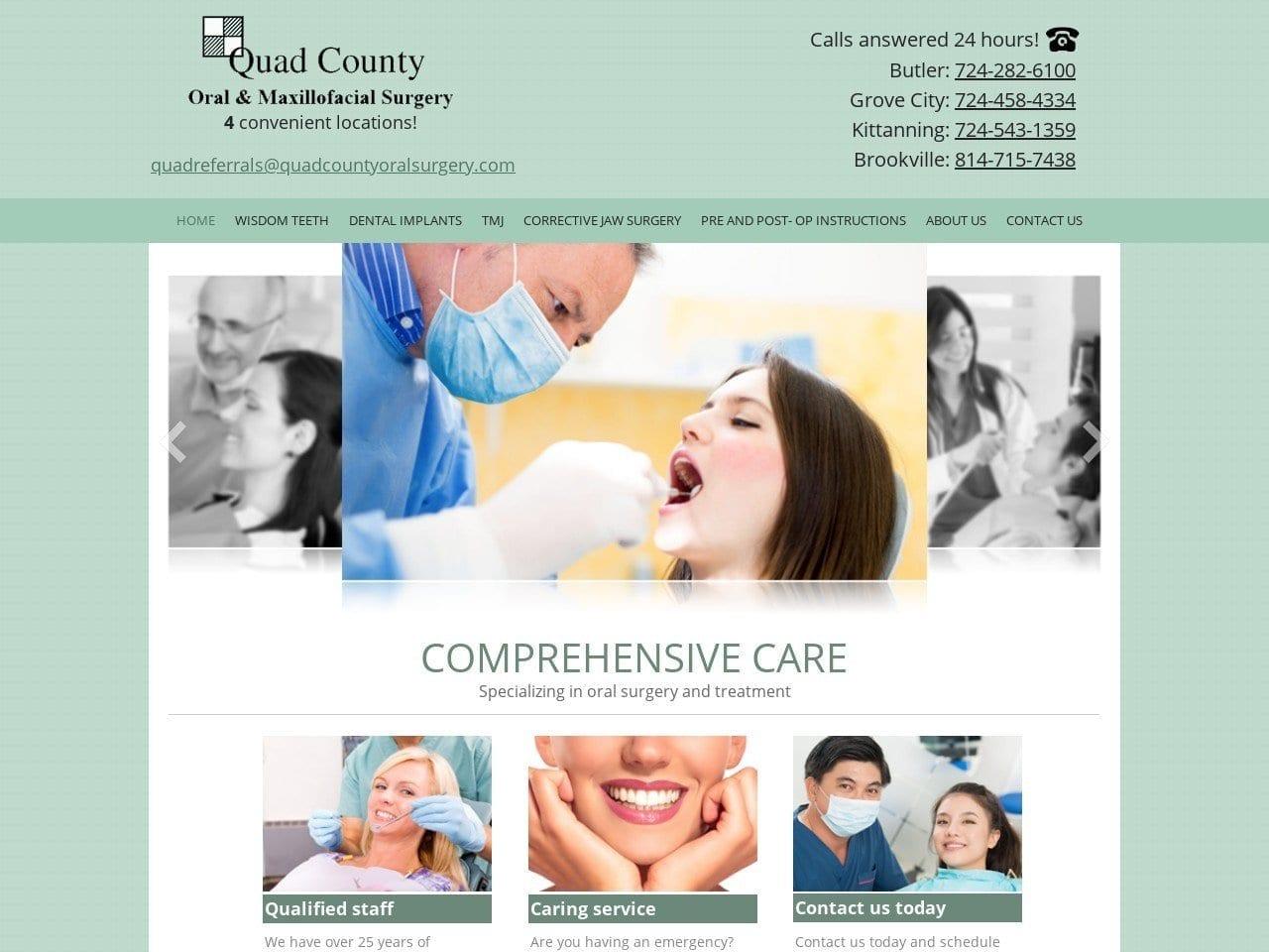 Quad County Oral & Maxillofacial Surgery screenshot