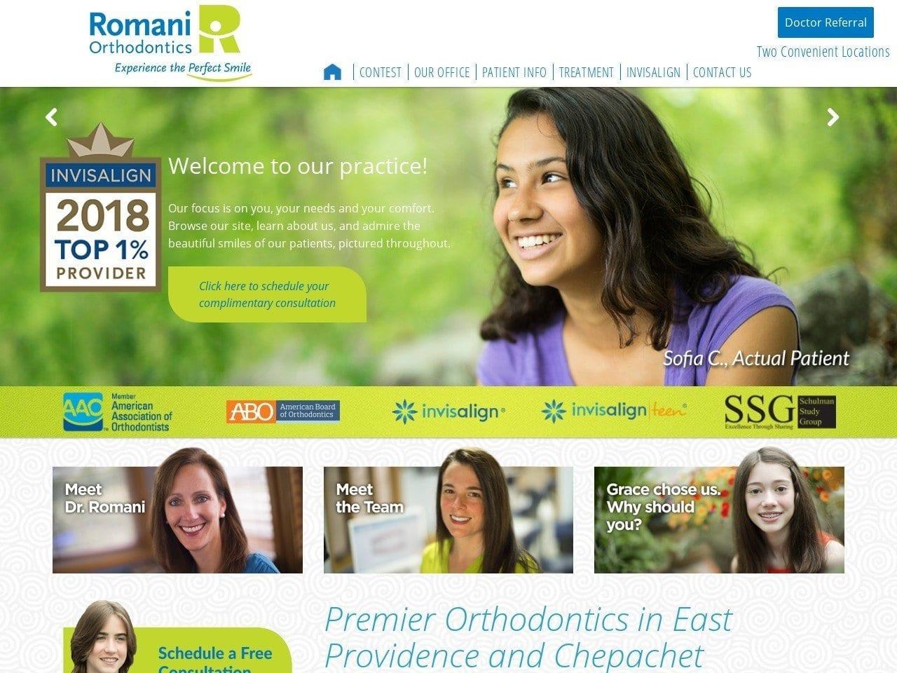 Romani Orthodontics screenshot