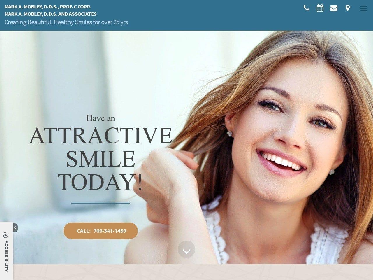 Mark A Mobley, DDS & Associates screenshot