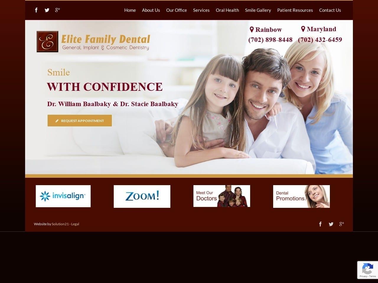 Elite Family Dental screenshot