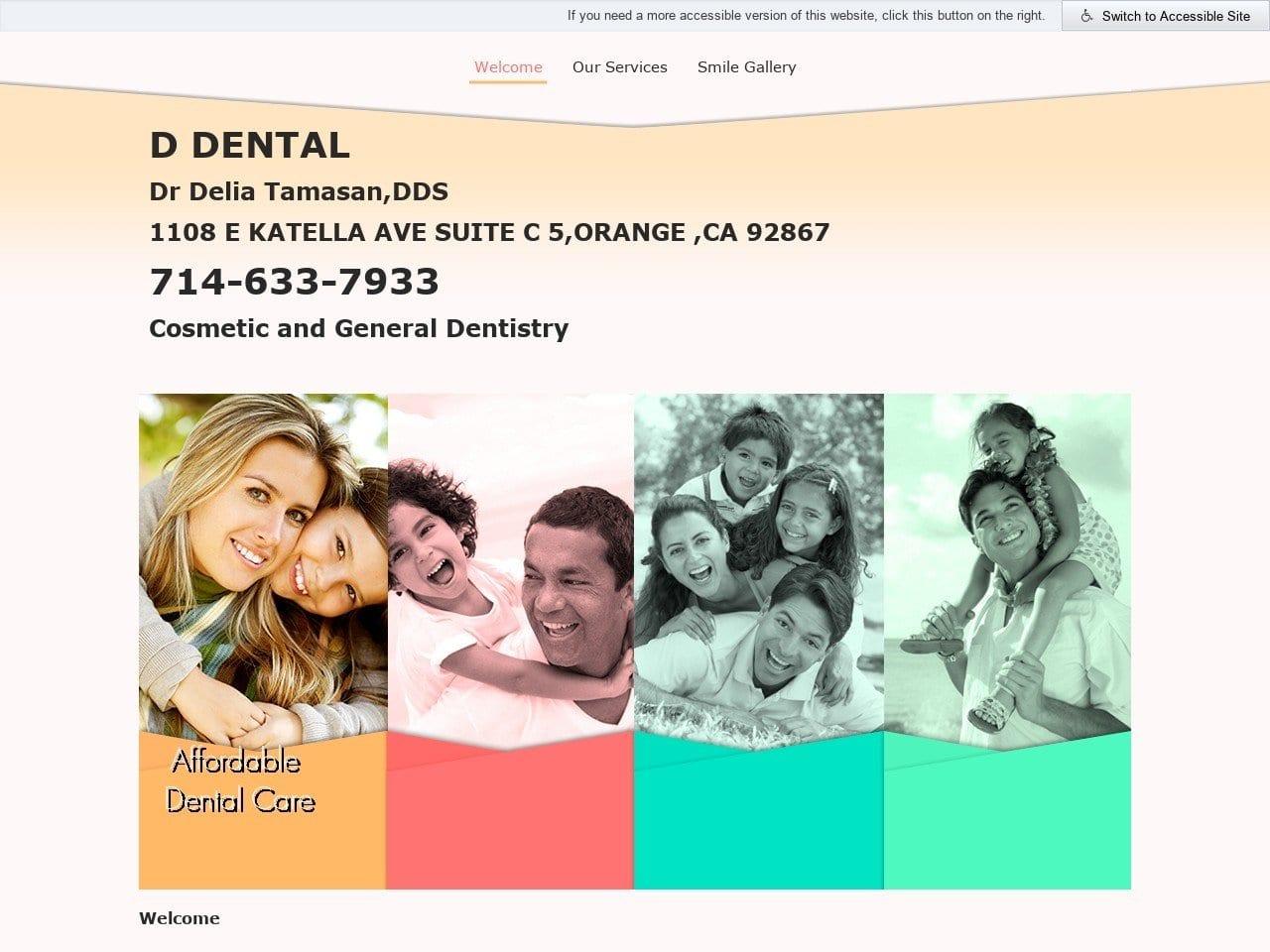 Dr Delia Tamasan, DDS screenshot