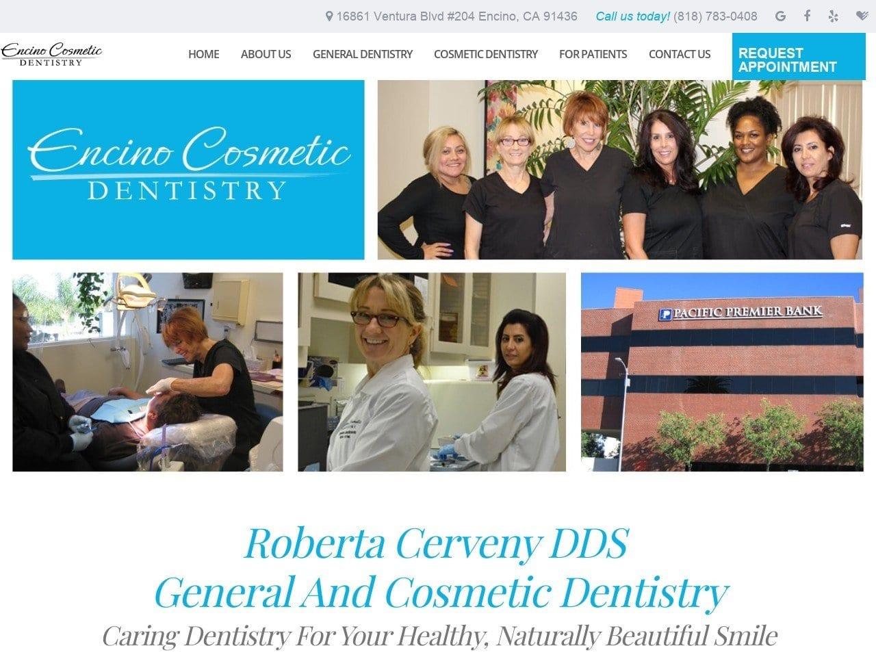 Roberta Cerveny DDS Inc. screenshot