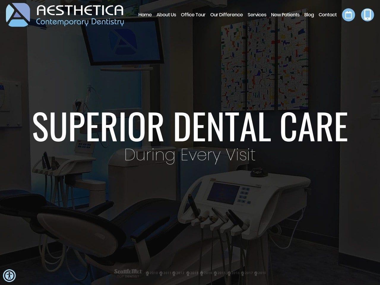 Aesthetica Contemporary Dentistry screenshot