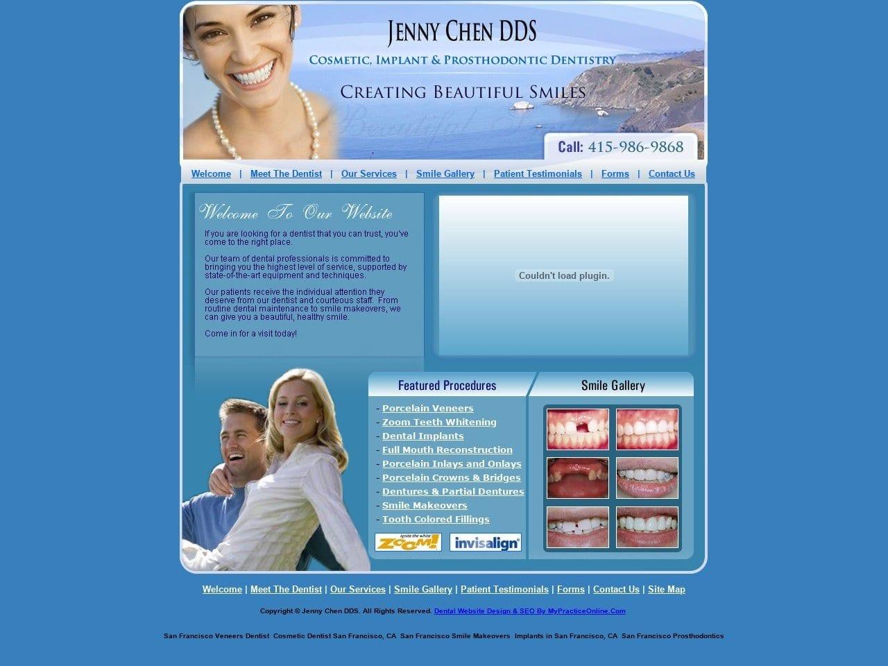 Jenny Chen DDS screenshot