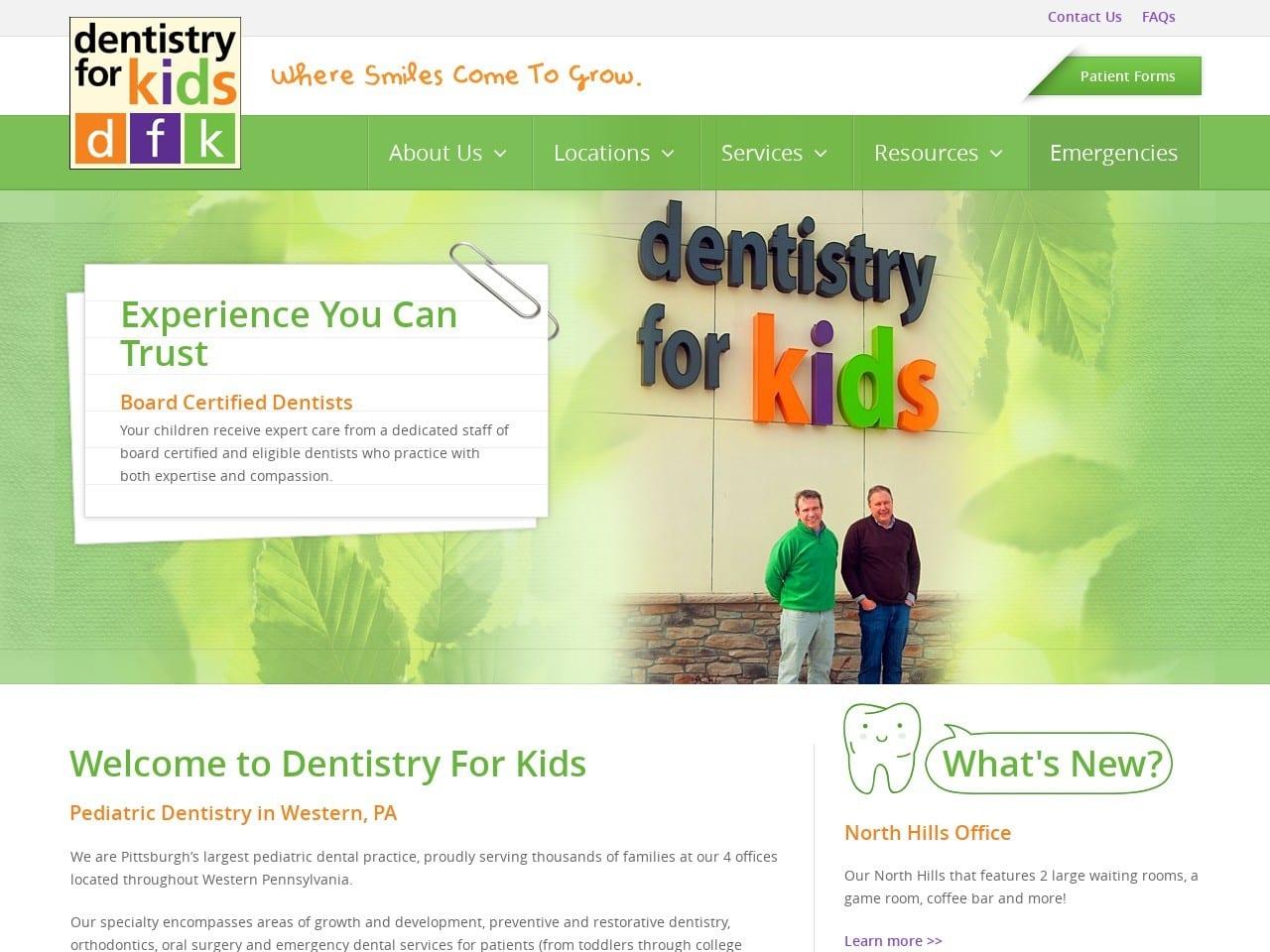 Dentistry For Kids Pediatric Dentistry in Western, PA screenshot