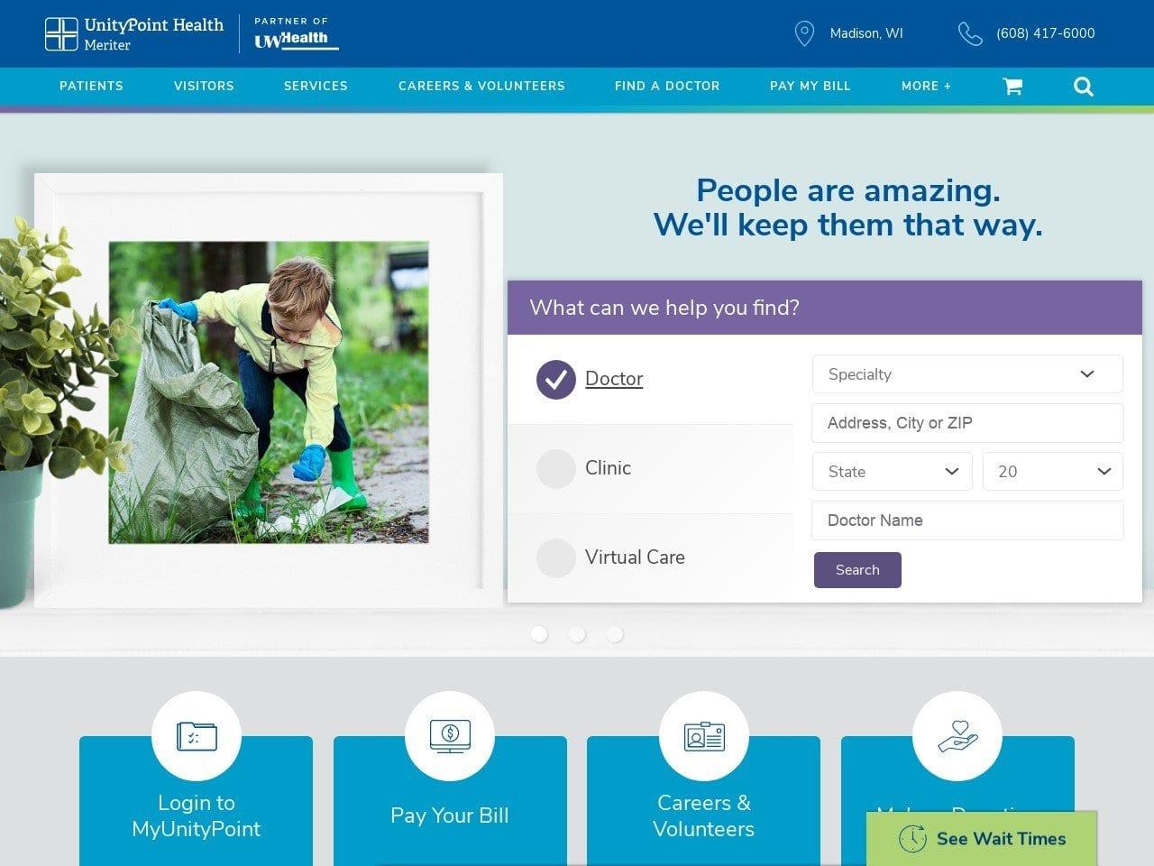 Meriter Medical Group Dental screenshot