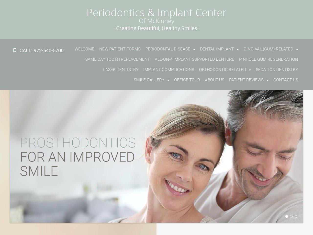 Periodontics & Implant Center Of Mckinney Dr. Paul Chang screenshot