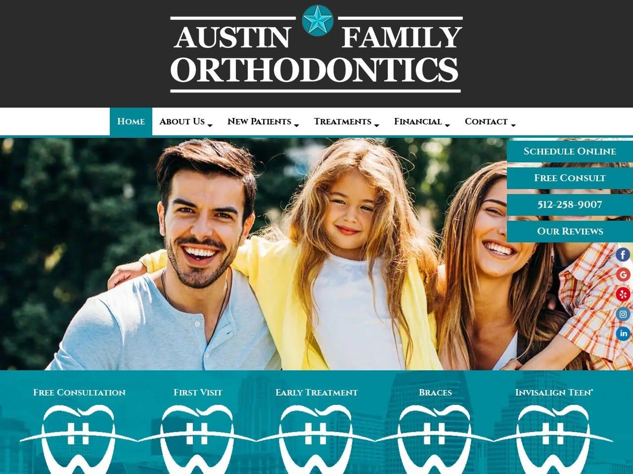 Austin Family Orthodontics screenshot
