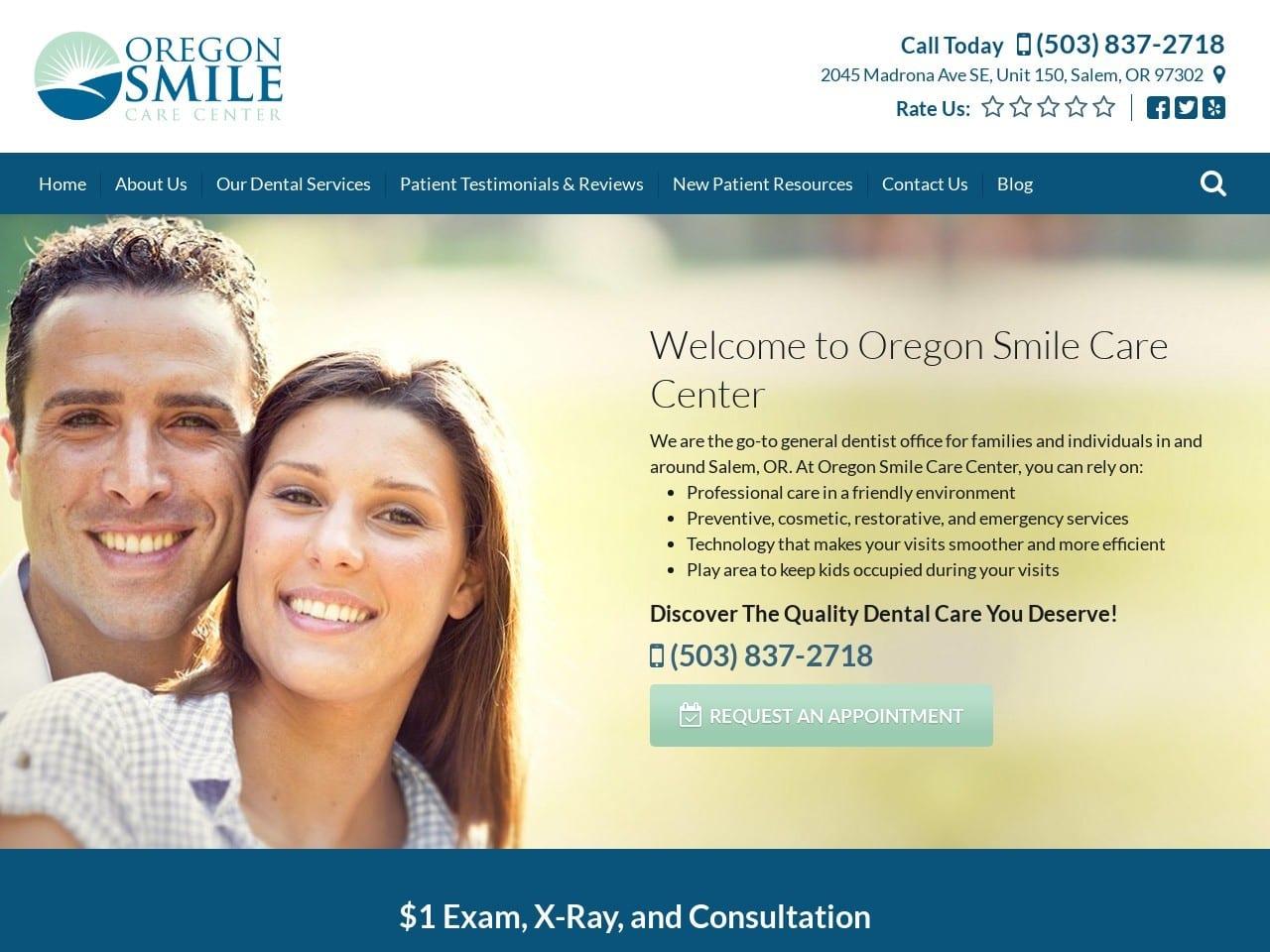 Oregon Smile Care Center screenshot