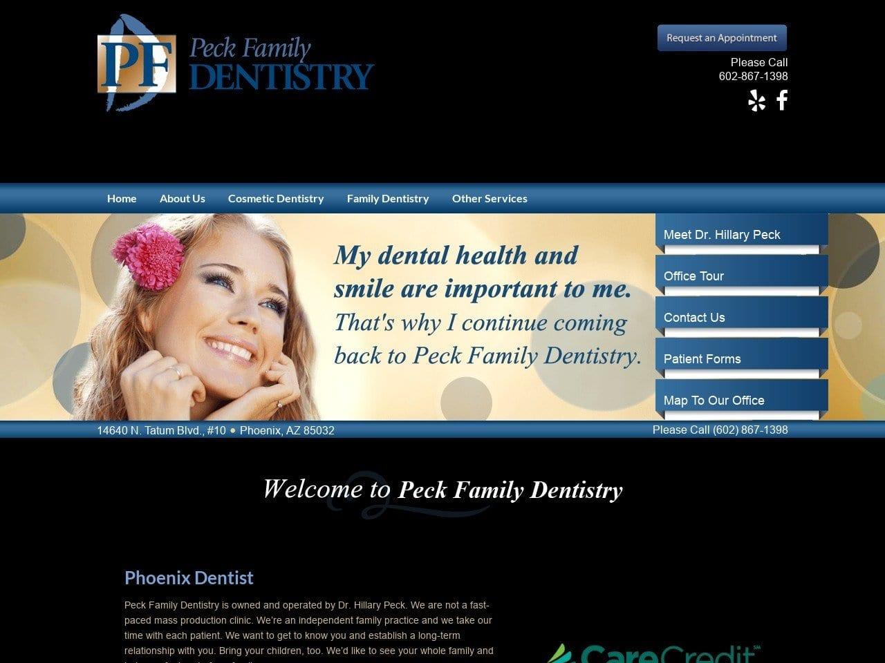 Peck Family Dentistry screenshot