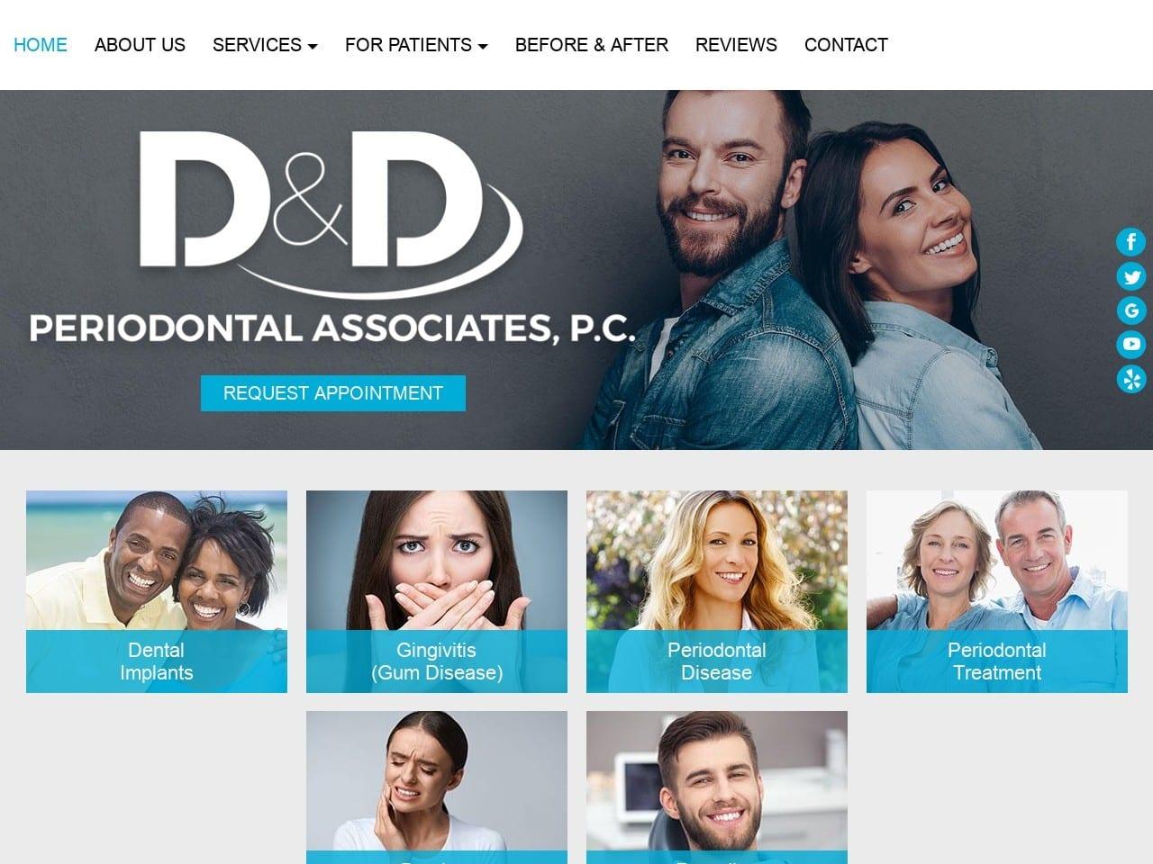 D & D Periodontal Associates, P.C. screenshot