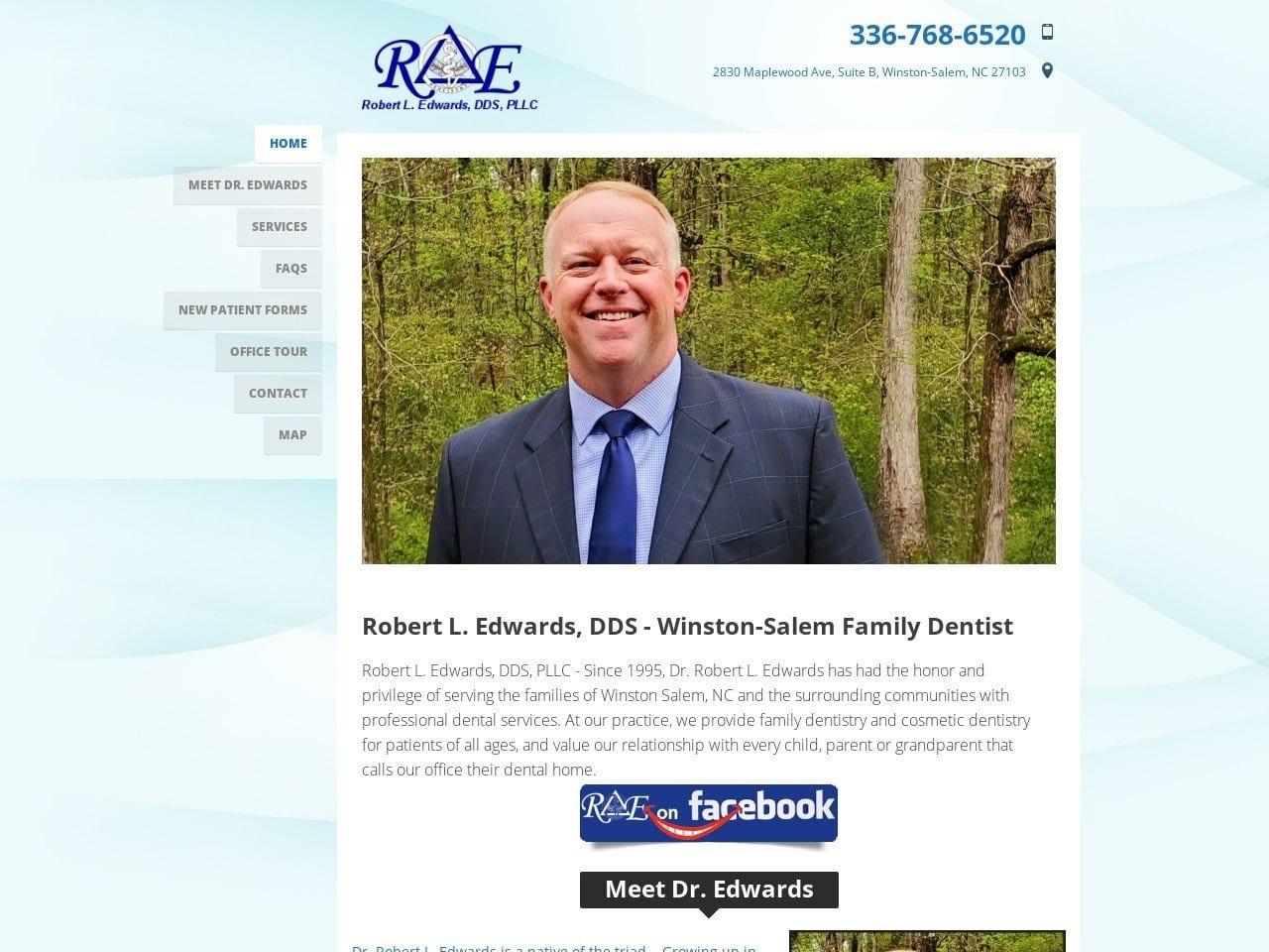 Robert L Edwards DDS PLLC screenshot