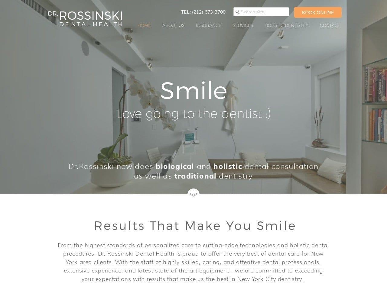 Dr. Irina Rossinski DDS screenshot