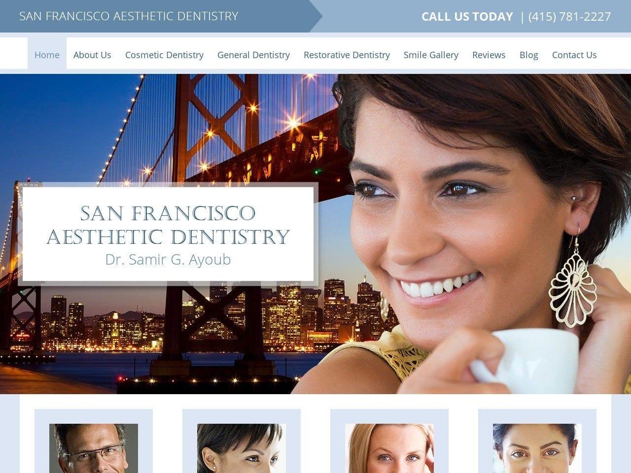 San Francisco Aesthetic Dentistry screenshot
