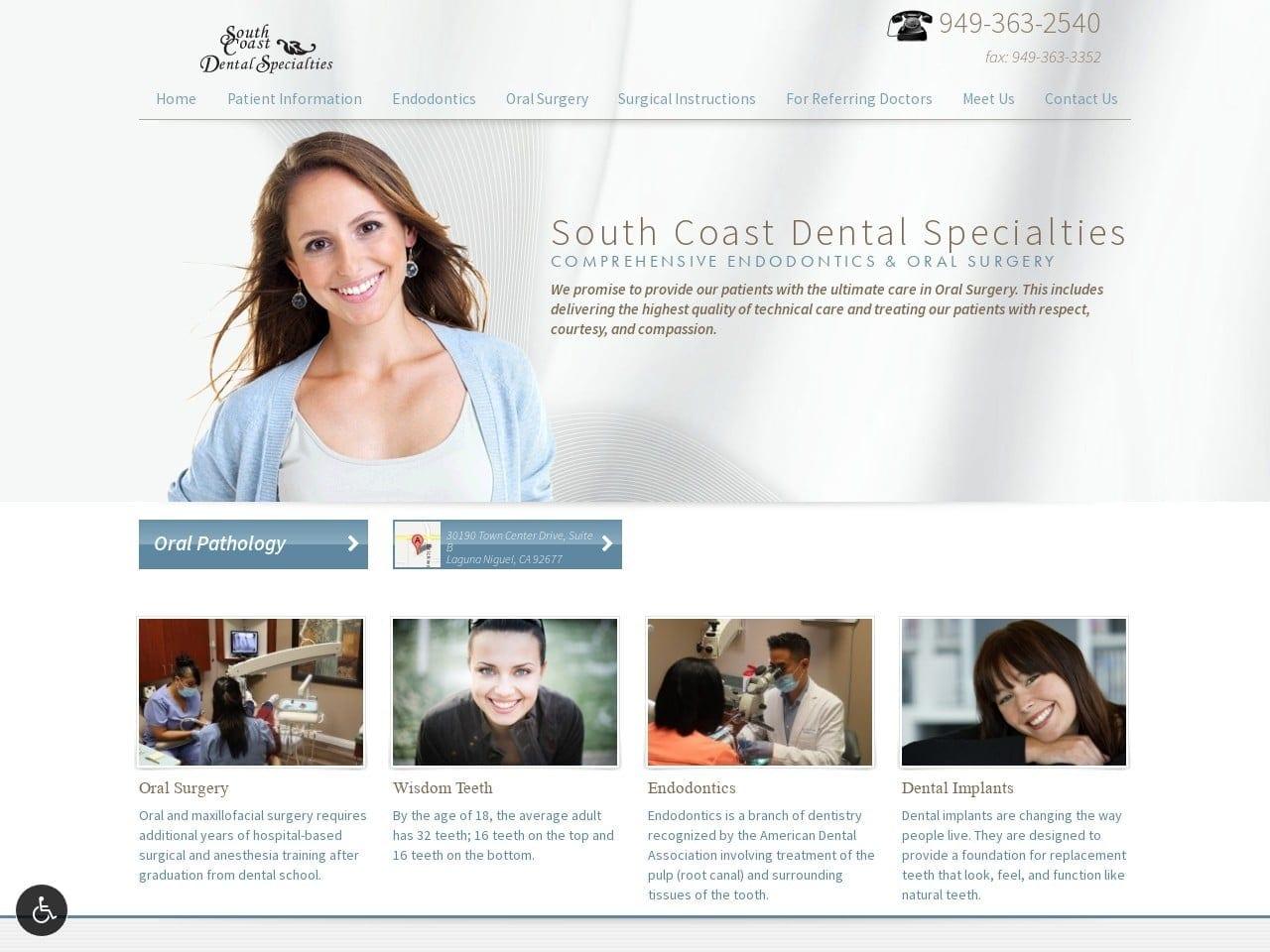 South Coast Dental Specialties screenshot